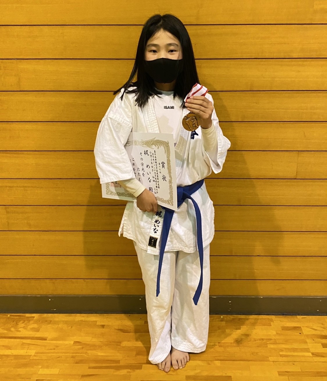 第17回全日本ジュニア空手道選手権大会 3位入賞！ 梶 めいな